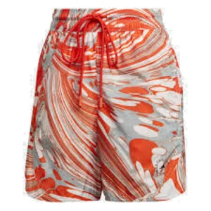 (WMNS) adidas by Stella McCartney TruePurpose Printed Training Shorts Asia Sizing 'Orange White' HI6043