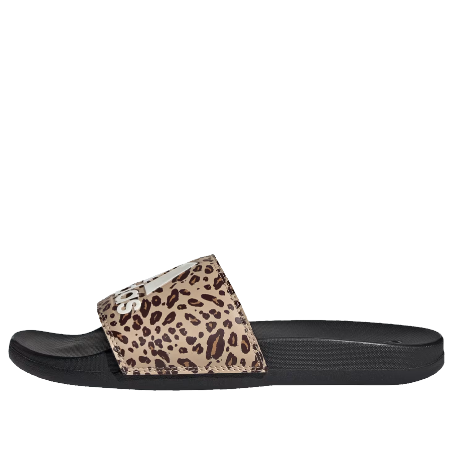 (WMNS) adidas Adilette Comfort Slides Asia Sizing 'Core Black Off White Magic Beige' ID8502