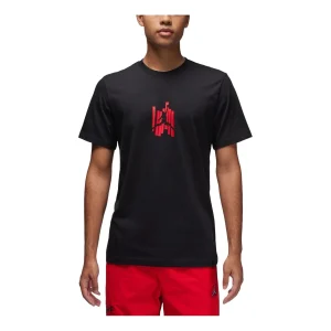 Air Jordan Graphic T-shirt Asia Sizing 'Black Red' FD7026-010