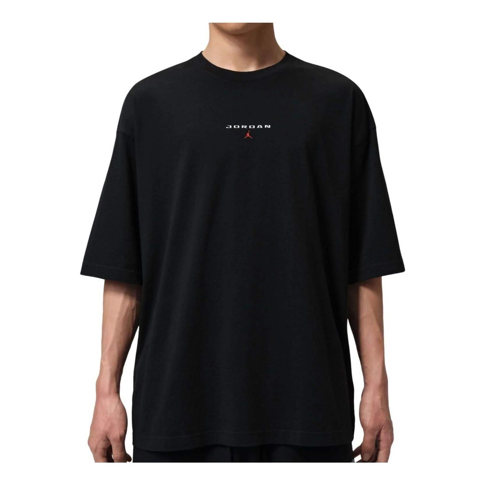 Air Jordan Flight Essentials Oversized Patch T-Shirt 'Black' IO0035-010