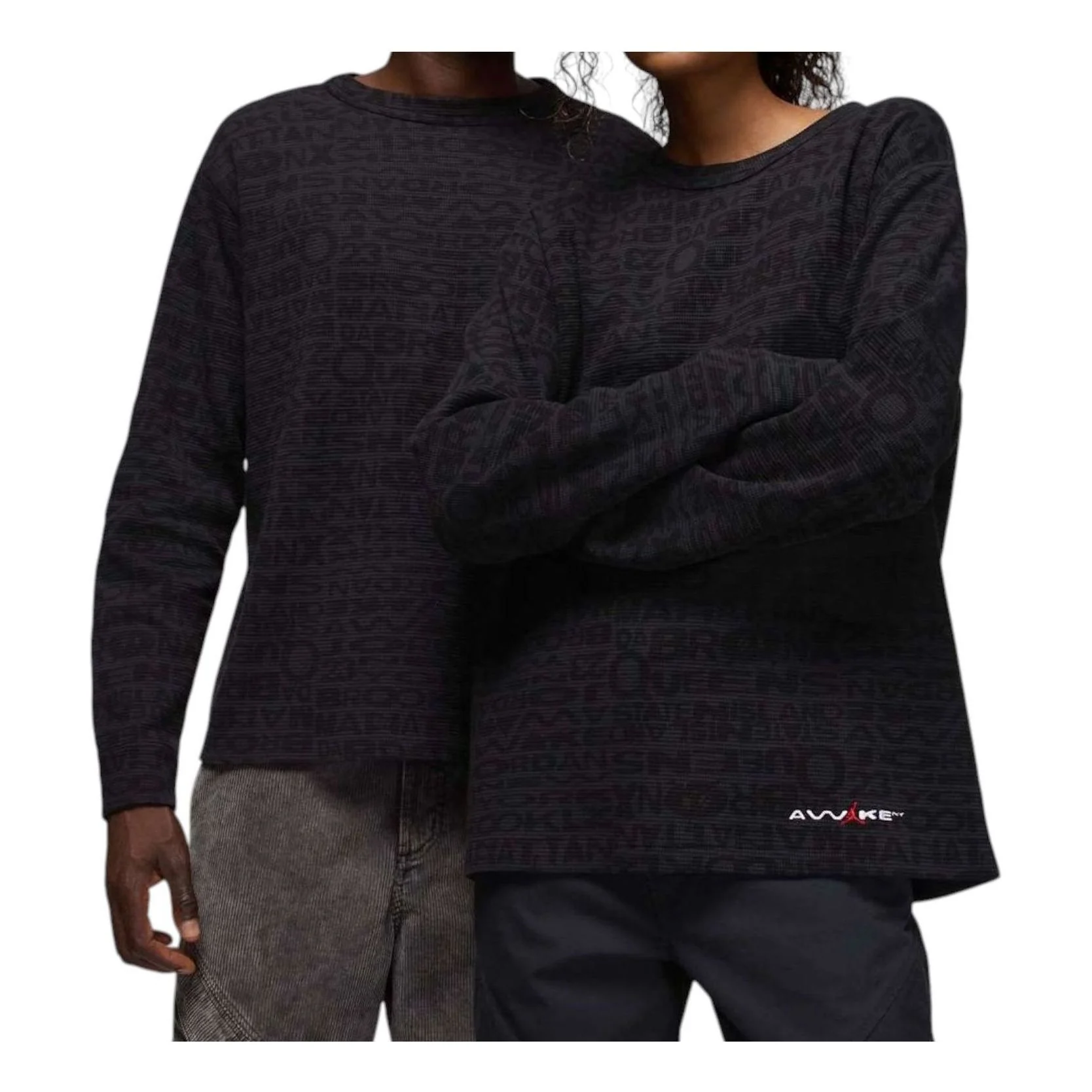 Air Jordan x Awake NY Thermal Long-Sleeve T-Shirt 'Black' IB7955-010