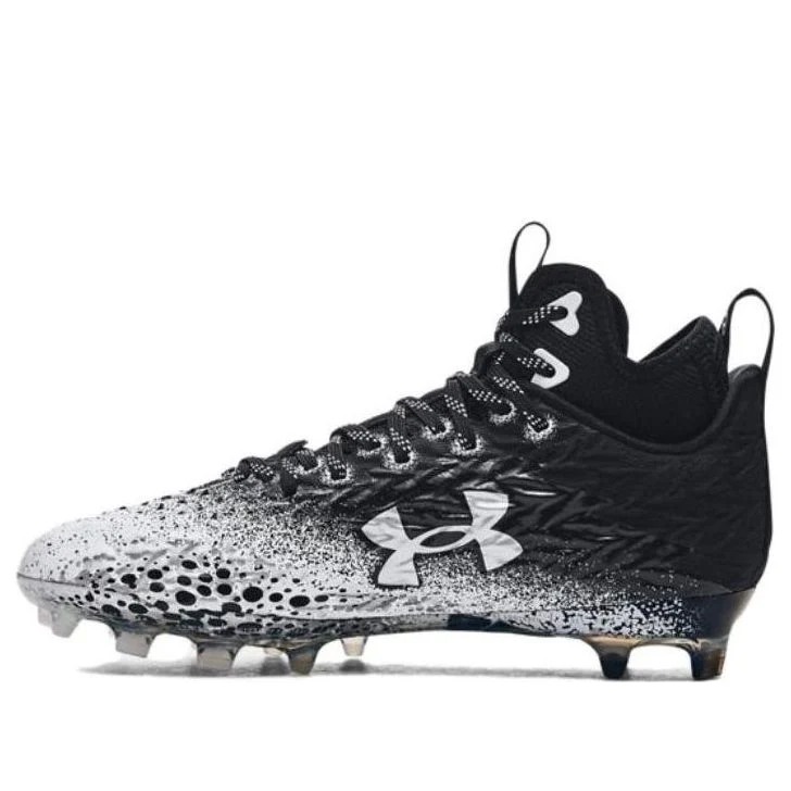 (WMNS) Under Armour Spotlight Clone MC Football Cleats 'Black White' 3026343-001