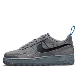 (GS) Nike Air Force 1 Low 'Cut Out Swoosh - Smoke Grey' DQ1097-001