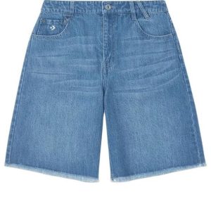 (WMNS) Converse Denim Shorts Asia Sizing 'Light Blue Wash' 10027228-A01