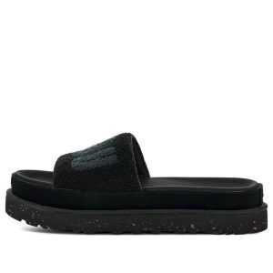 (WMNS) UGG Laton Slide 'Black' 1126350-BTRY