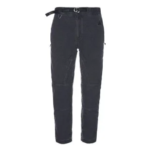 Men's Nike x ACG Ease Solid Color Loose Lacing Cropped Casual Pants/Trousers Autumn Black DH3108-010