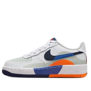 (GS) Nike Air Force 1 LV8 'White Black Blue' FN4730-002