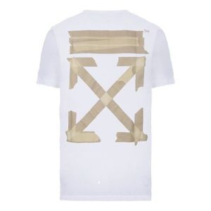 Off-White C/O Virgil Abloh Tape Arrows Slim T-Shirt 'White' OMAA027R201850020148