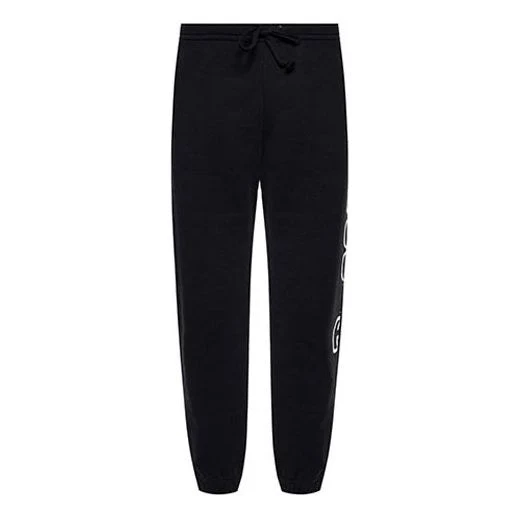 Gucci Logo Printing Casual Sports Pants Black 497252-X3Q37-1082