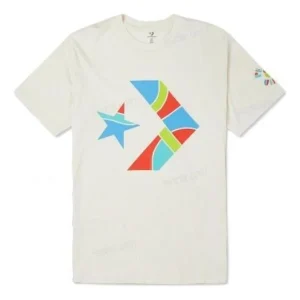 Converse Peace & Unity Cotton Jersey T-Shirt Asia Sizing 'Egret' 10022297-A02