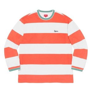 Supreme FW19 Week 6 Printed Stripe LS Top Tee SUP-FW19-622