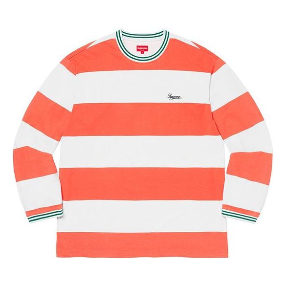 Supreme FW19 Week 6 Printed Stripe LS Top Tee SUP-FW19-622