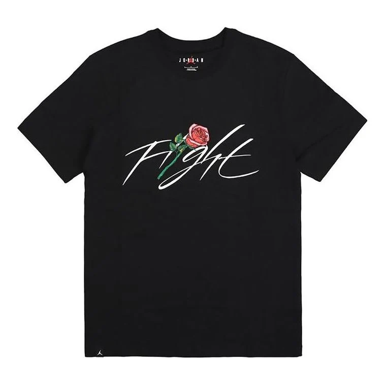 Air Jordan Flight Rose T-Shirt 'Black' DQ7391-010