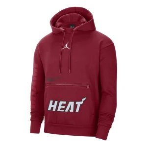 Air Jordan Miami Heat Courtside Statement Edition Logo Hoodie 'Red' DR7003-608