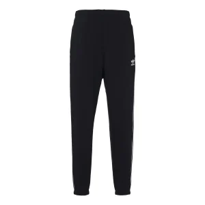 Men's adidas Casual Sports Breathable Knit Long Pants/Trousers Black HH9430
