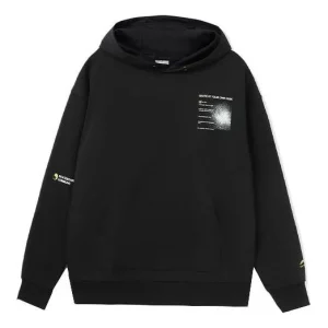 Li-Ning Skateboard Graphic Hoodie 'Black' AWDR451-1