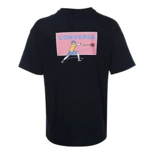 Converse Jack Purcell Graphic T-Shirt Asia Sizing 'Black' 10022782-A02