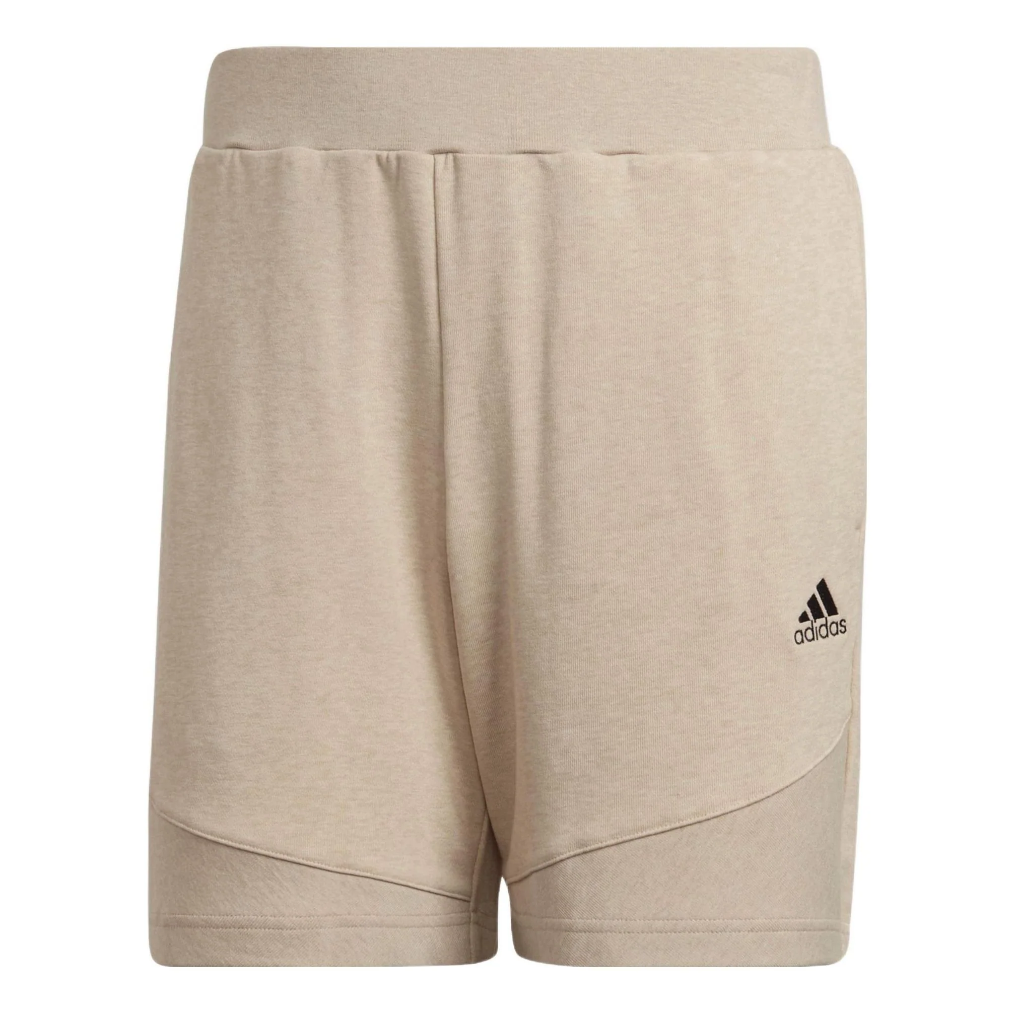 Men's adidas BotanDyed Short Solid Color Straight Loose Shorts Light Khaki HE3067