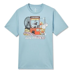 Converse Claw Machine Graphic Tee Asia Sizing 'Blue' 10023457-A03
