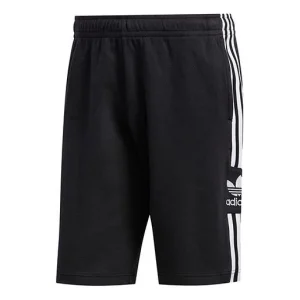 adidas originals Lockup Lng Short Side Stripe Sports Shorts Black FM9878