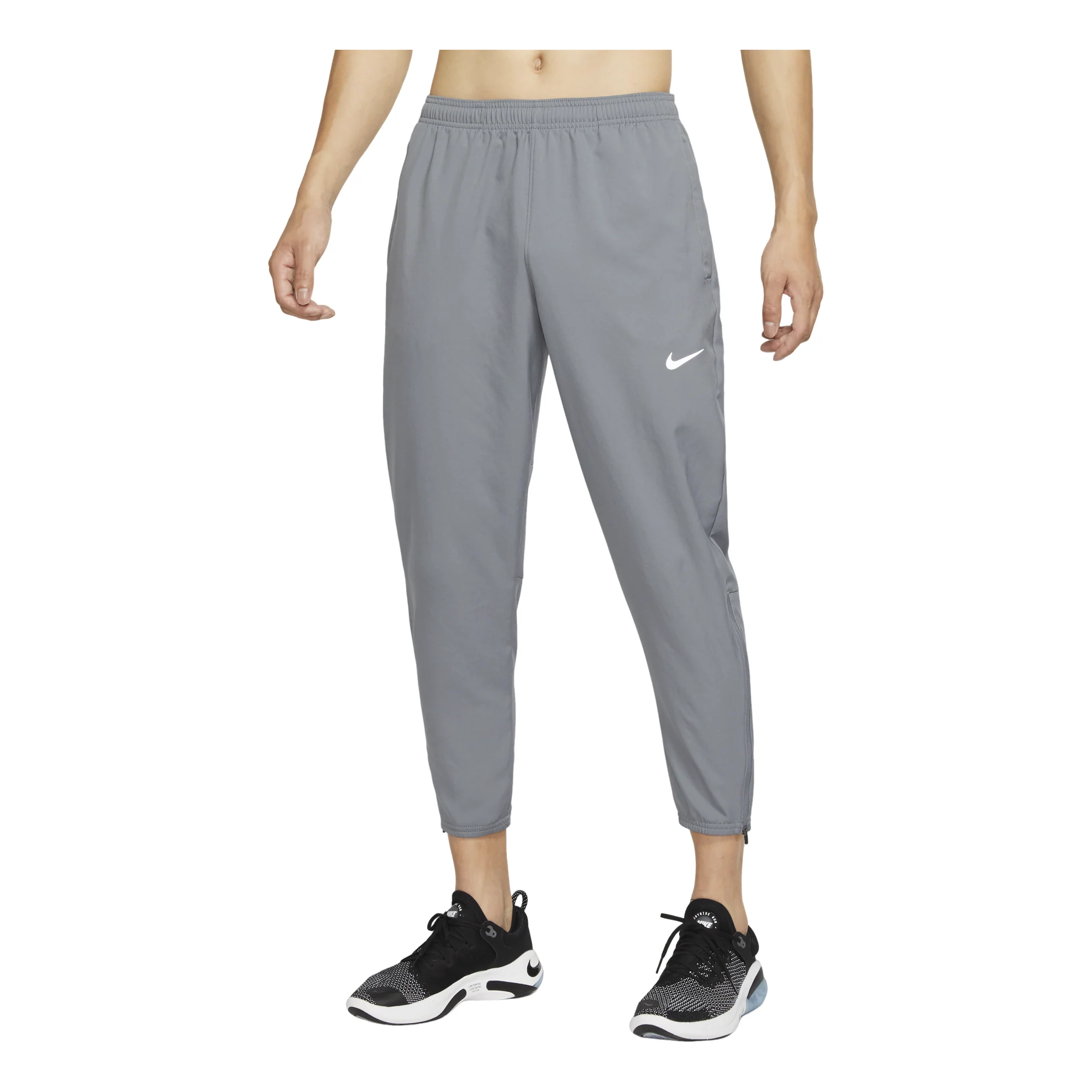 Nike Dri-FIT Challenger logo Sports Woven Running Long Pants Gray DD4895-084