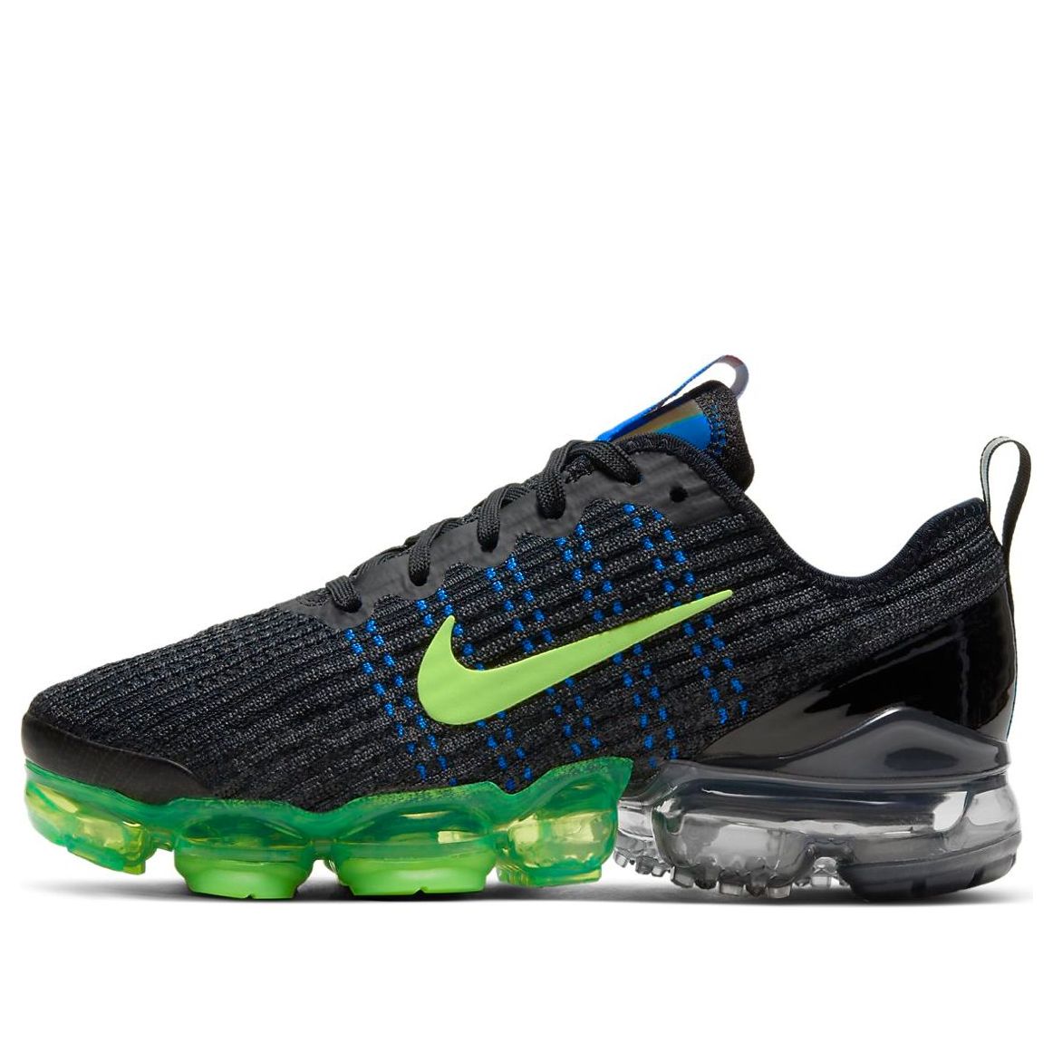 (GS) Nike Air VaporMax Flyknit 3 'Black Ghost Green' DD9718-001