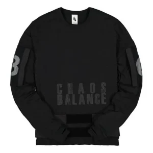 Nike Printing Splicing Sports Round Neck Pullover Black BV6476-010