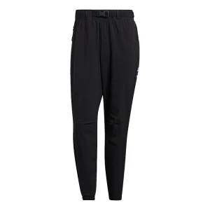 adidas Wj Wv Pnt Casual elastic band Sports Bundle Feet Pants Black HE5125