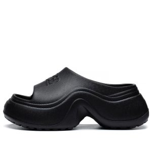 (WMNS) Li-Ning Project* Slide Stylish Slippers 'Black' AGAT016-3