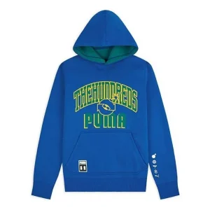 PUMA x The Hundreds Crossover Logo Printing Reversible Blue Green 598311-89