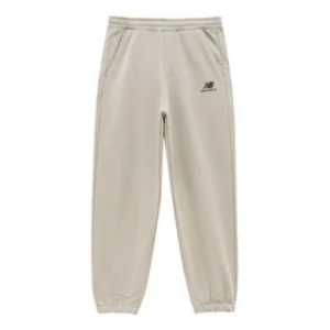New Balance Logo Casual Sport Joggers Asia Sizing 'Beige' AMP24383-PAA