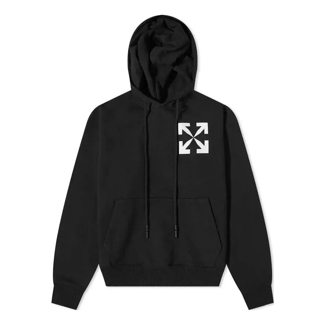 Men's Off-White SS22 Kangaroo Pocket Arrow Large Autumn Black OMBB037C99FLE0021001