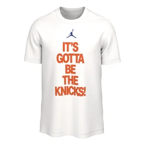 Jordan It's Gotta Be The Knicks 2025-26 NBA Championship T-Shirt 'White' JU0235-100