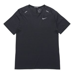 Nike Techknit Ultra Light And Breathable Running Short Sleeve Male Black CJ5345-010