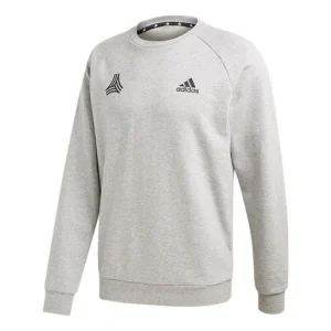 adidas Soccer/Football Sports Loose Pullover light grey FU3662