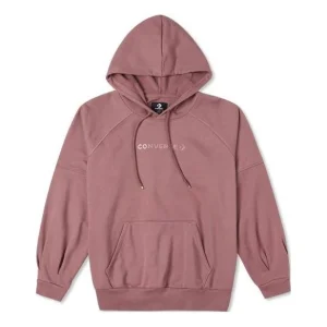 (WMNS) Converse Twisted Knits Hoodie Asia Sizing 'Pink' 10024670-A02