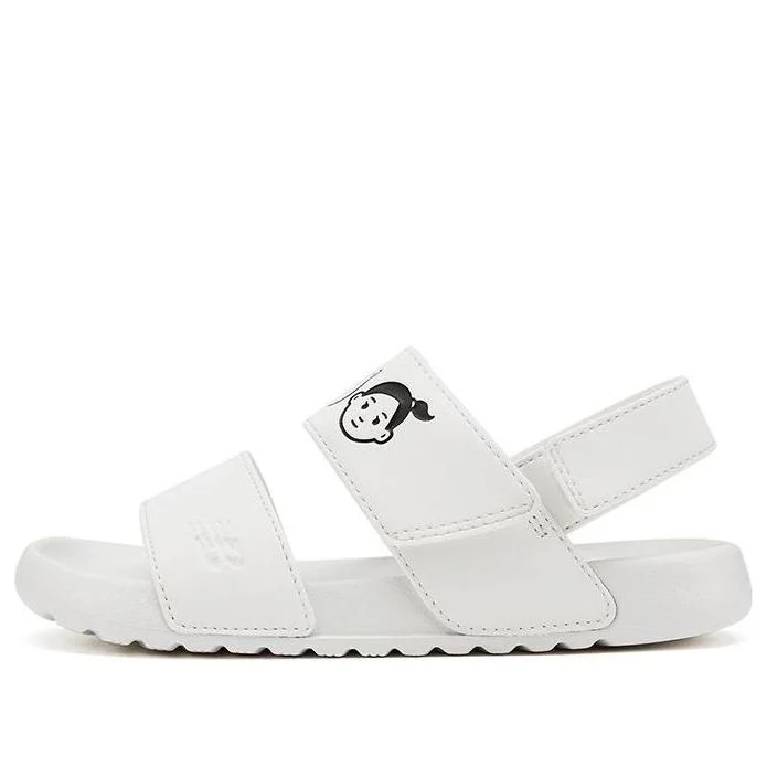 (PS) New Balance Noritake x NCLAY Crossover Velcro Sports Sandals 'White Black' YTNCLAYN