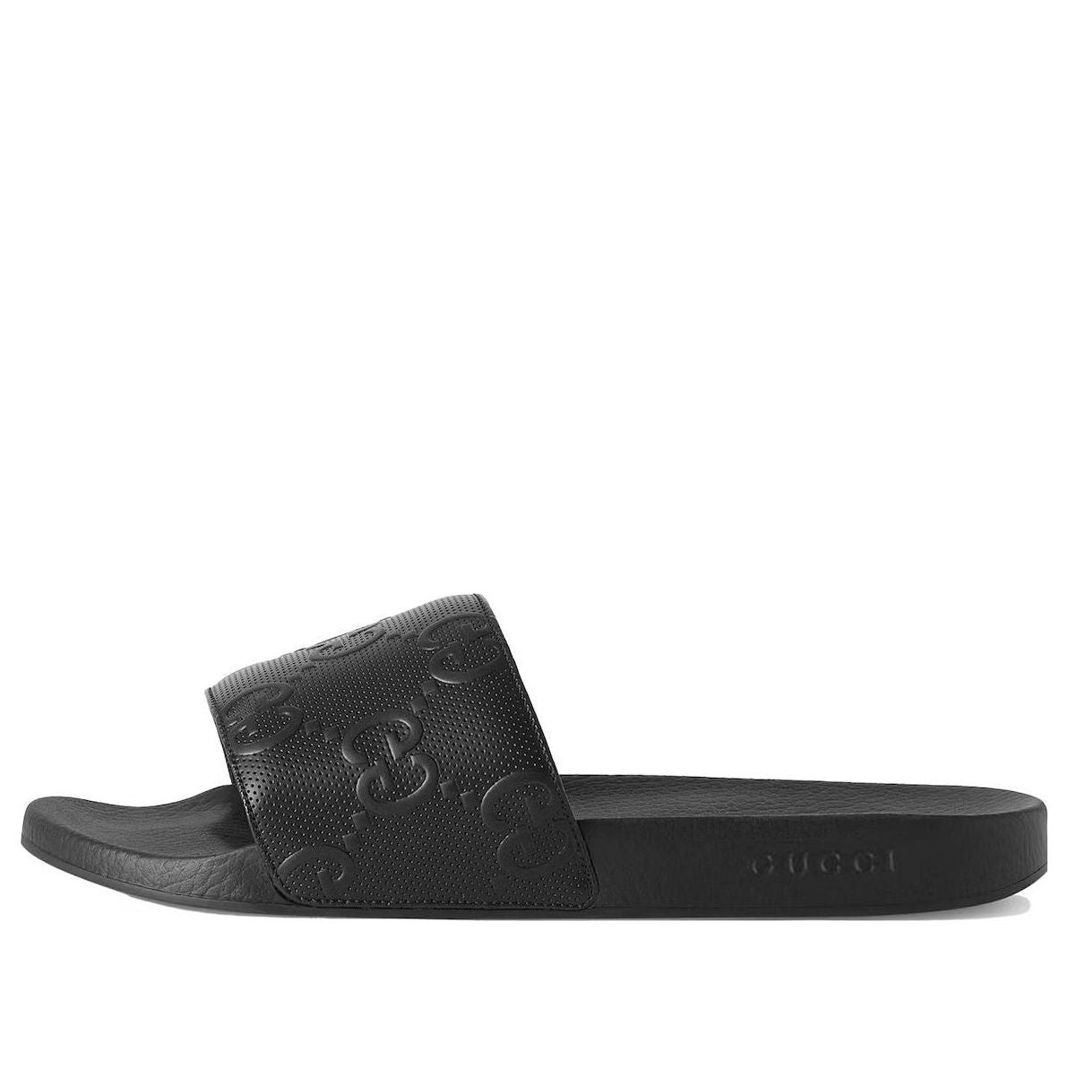 Gucci GG slide sandal 'Demetra Black' 681880-UKU00-1000