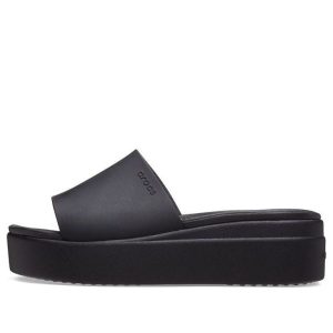 (WMNS) Crocs Brooklyn Slide 'Black' 208728-001