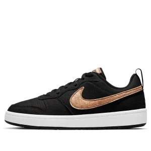 (GS) Nike Court Borough Low 2 Canvas 'Black Cork' DC7949-001