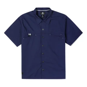 Converse Layering Shirt Asia Sizing 'Blue' 10024356-A02