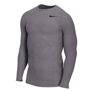 Nike Therma Sports Slim Fit Version Training Long Sleeves Gray 929722-036