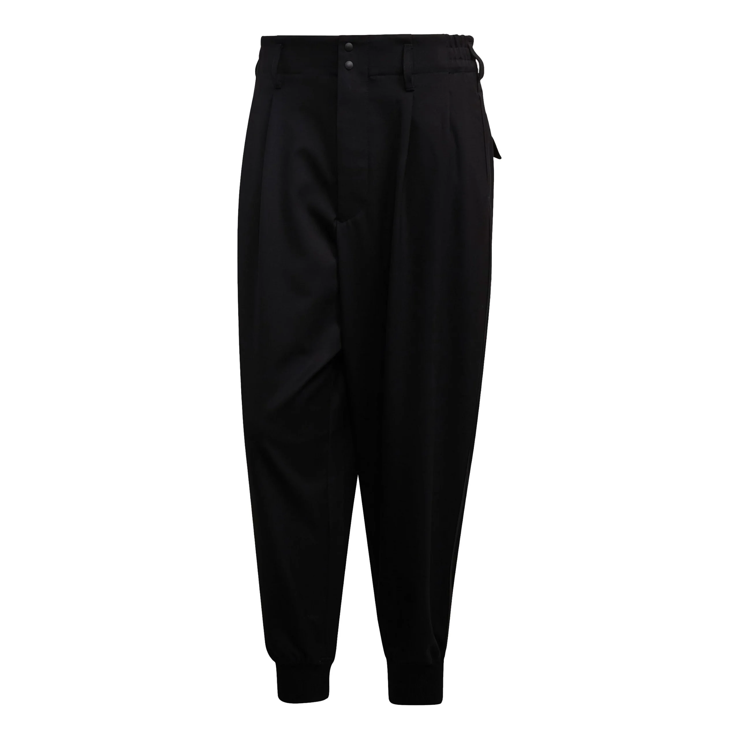 adidas Y-3 Classic Refined Wool Cuff Pants 'Black' GK4567