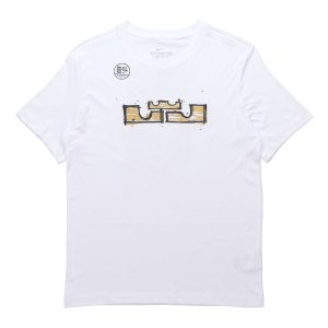 Nike AS Men's NK Dry LBJ SSNL LOGO Tee White DD0784-100