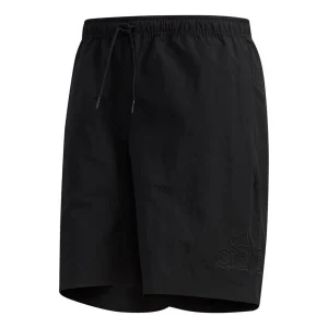 adidas M Mh 3s Wv Sho Woven Solid Color Loose Sports Shorts Black FM5468