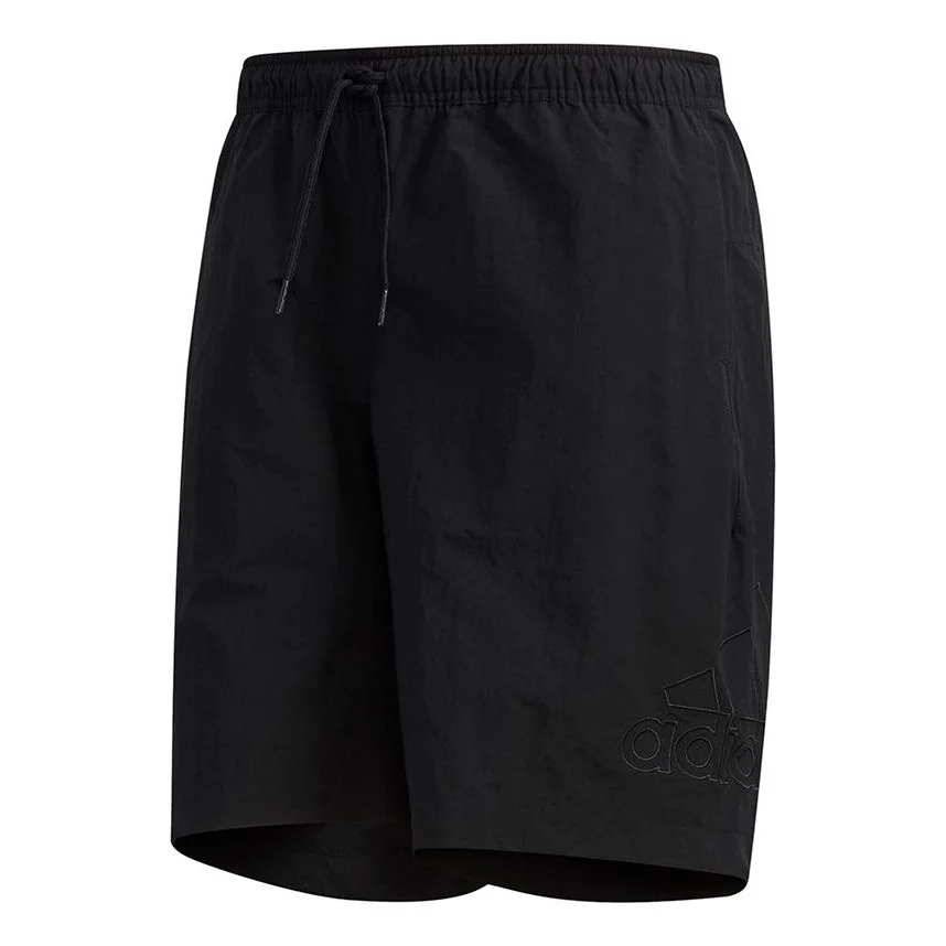 adidas M Mh 3s Wv Sho Woven Solid Color Loose Sports Shorts Black FM5468