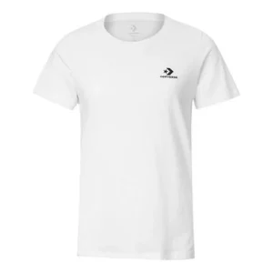 (WMNS) Converse Logo Casual Short Sleeve White 10020804-A05