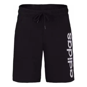 adidas neo Side Large Logo Casual Sports Shorts Black DW8032