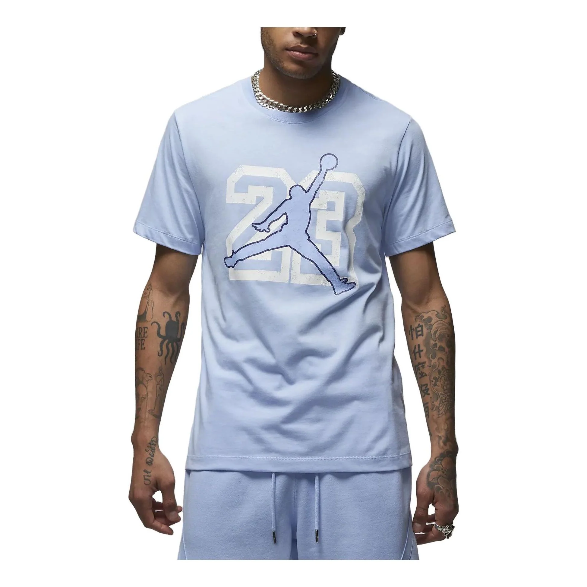 Air Jordan Flight Essentials Logo T-Shirt 'Blue' FB7394-425