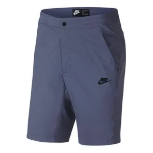 Nike Sportswear Woven Breathable Casual Cargo Shorts Gray Purple Graypurple 927926-491
